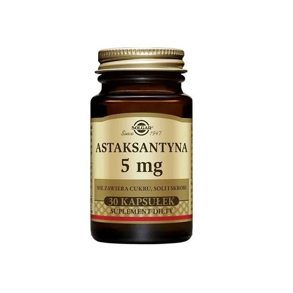 Solgar Astaksantyna 5mg, 30 kapsułek