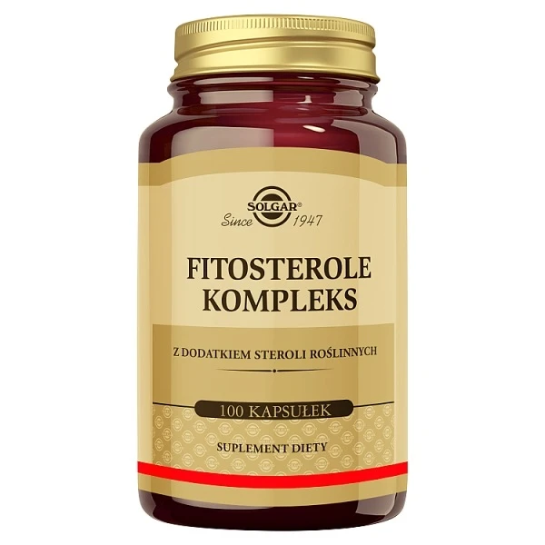 Solgar Fitosterole Kompleks, 100 kapsułek