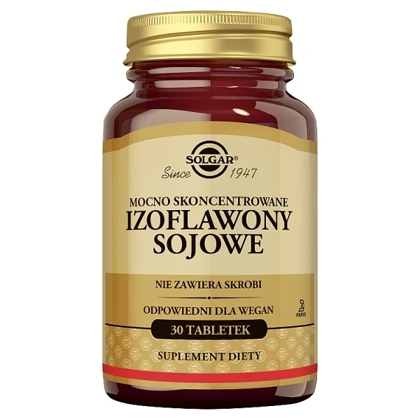 Solgar Izoflawony Sojowe, 30 tabletek