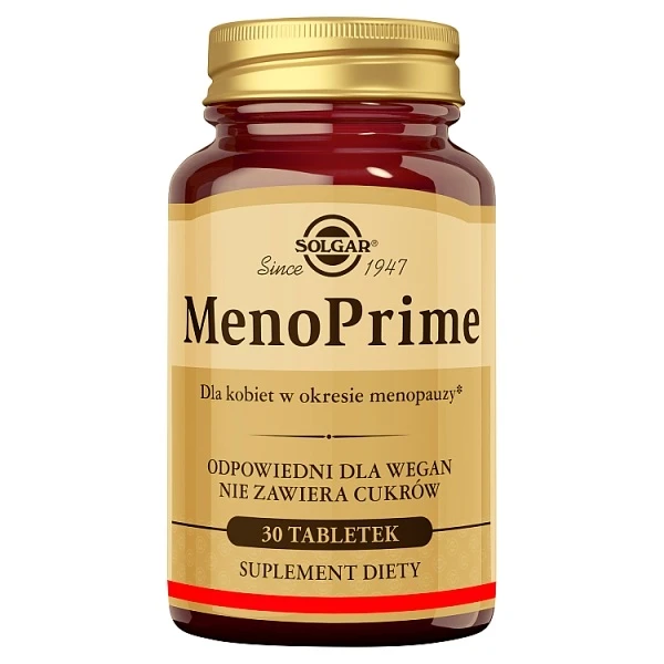 Solgar Menoprime, 30 tabletek