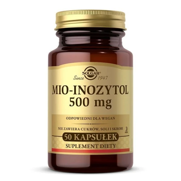 Solgar Mio-Inozytol 500mg, 50 kapsułek