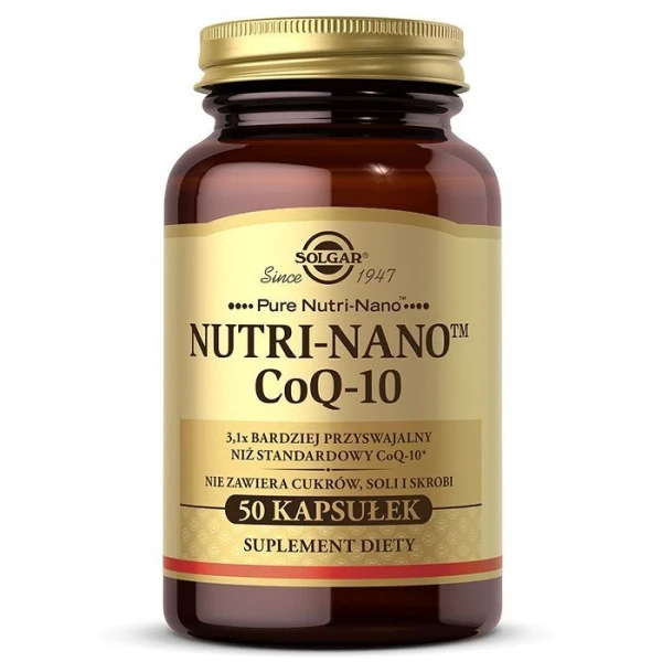 Solgar Nutri-Nano CoQ-10, 50 kapsułek