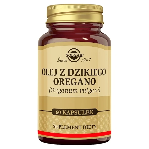 Solgar Olej z Dzikiego Oregano, 60 kapsułek