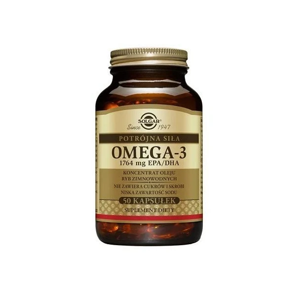 Solgar Potrójna Siła Omega-3 1764mg EPA/DHA, 50 kapsułek