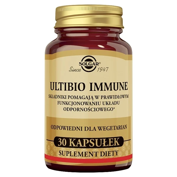 Solgar Ultibio Immune, 30 kapsułek