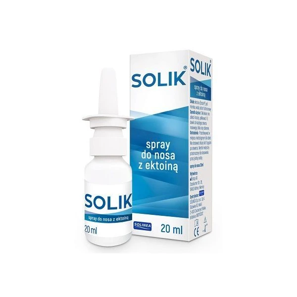 Solik, spray do nosa z ektoiną, 20ml