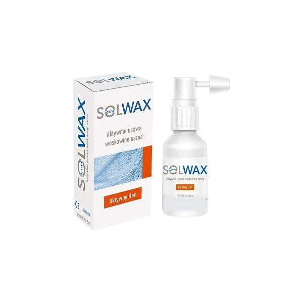 Solwax active, spray do uszu, 15ml