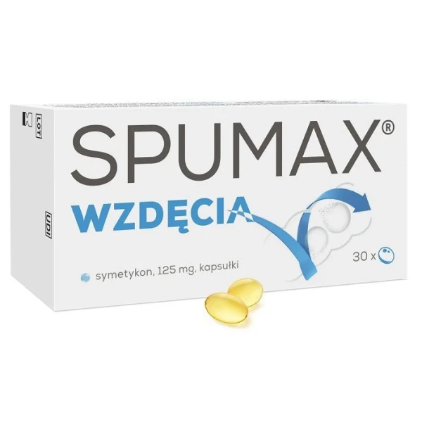 Spumax Wzdęcia 125mg, 30 kapsułek