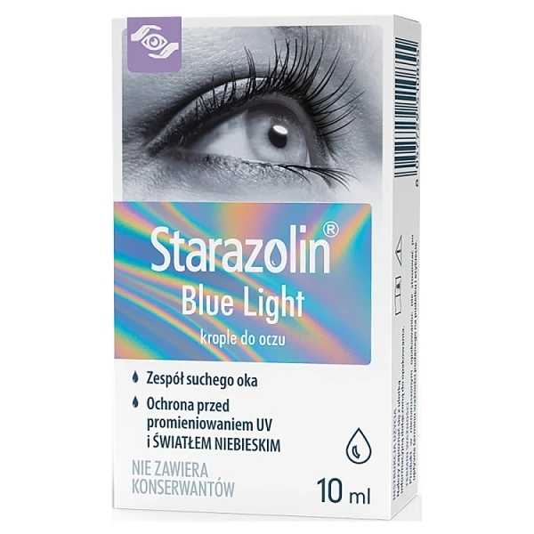 Starazolin Blue Light, krople do oczu, 10ml