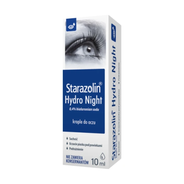 Starazolin Hydro Night, krople do oczu, 10ml