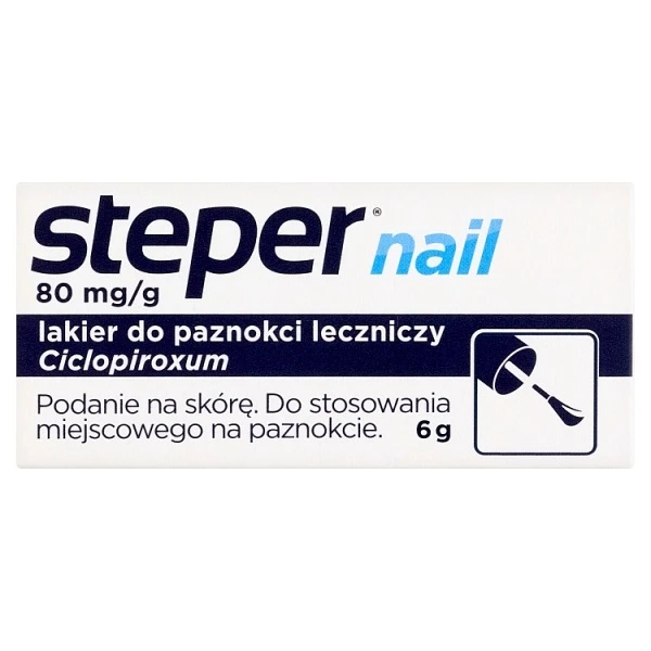 Steper Nail 80mg/g, lakier do paznokci, 6g