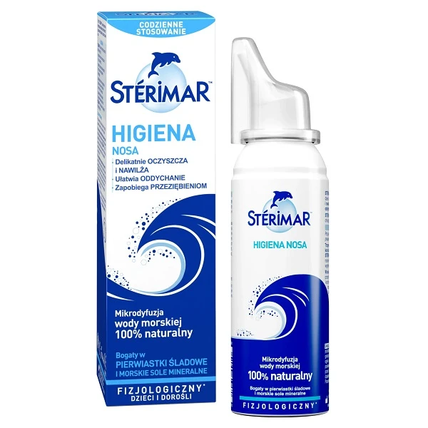 Sterimar Higiena Nosa, woda morska, spray, 100ml