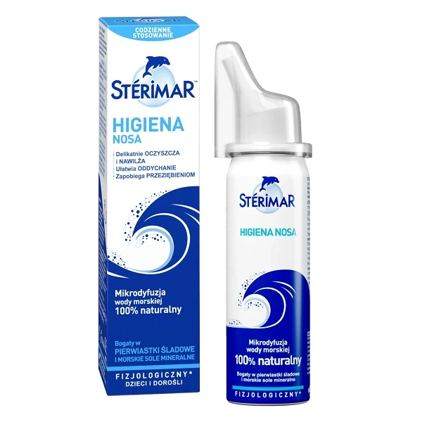Sterimar Higiena Nosa, woda morska, spray, 50ml