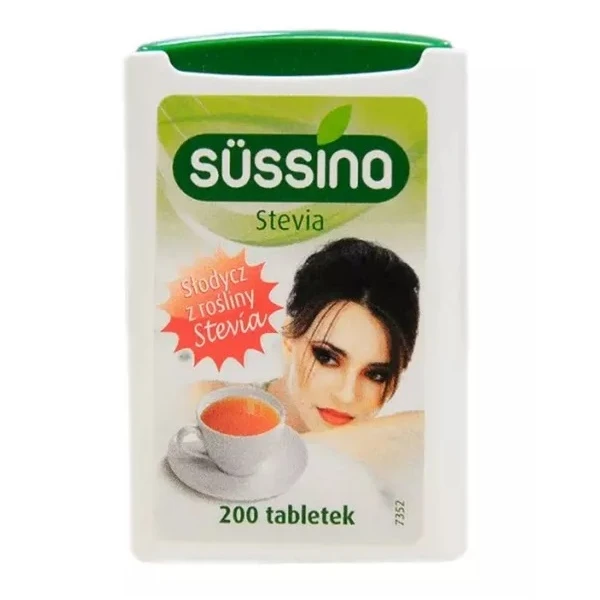 Sussina Stevia, słodzik, 200 tabletek