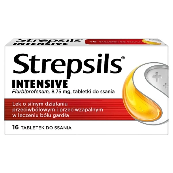 Strepsils Intensive 8,75mg, 16 tabletek do ssania