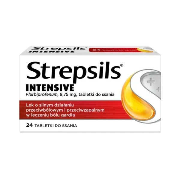 Strepsils Intensive 8,75mg, 24 tabletki do ssania