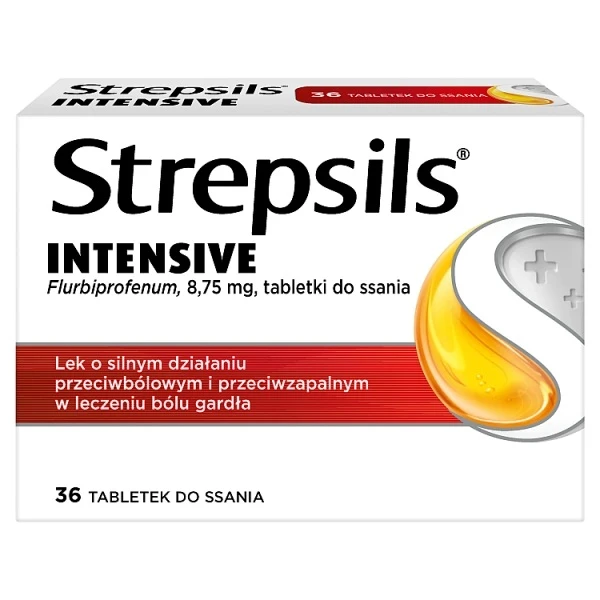 Strepsils Intensive 8,75mg, 36 tabletek do ssania