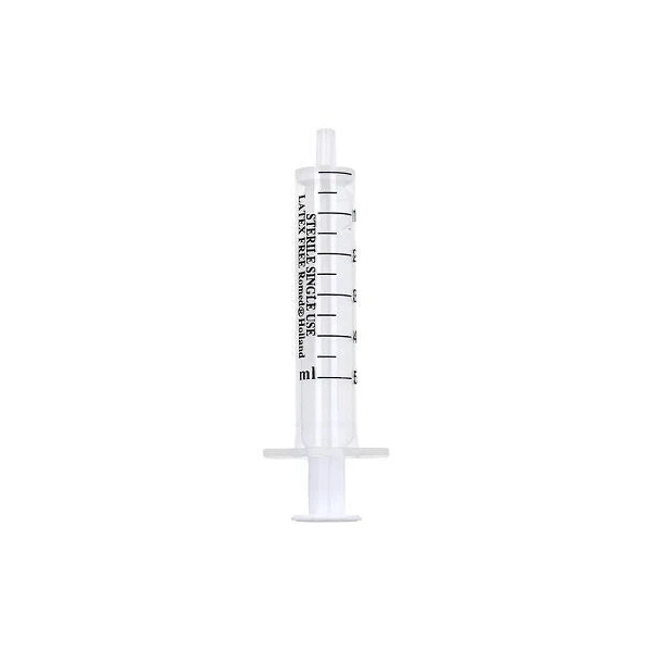 Strzykawka jednorazowa, sterylna, o pojemności 5ml