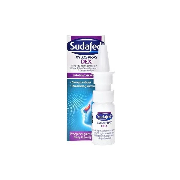 Sudafed Xylospray DEX (1mg+50mg)/ml, aerozol do nosa, 10ml
