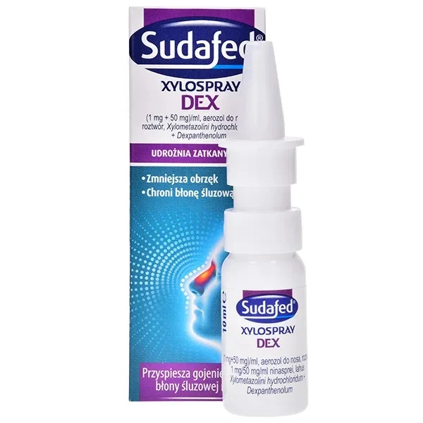 Sudafed Xylospray DEX (1mg+50mg)/ml, aerozol do nosa, 10ml