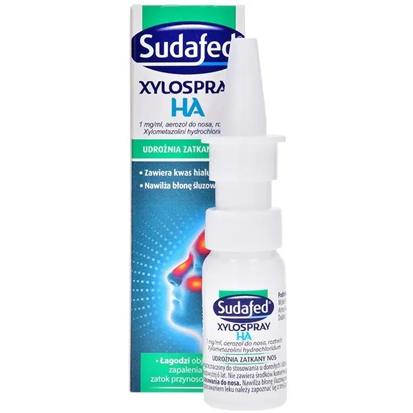Sudafed XyloSpray HA 1mg/ml, aerozol do nosa, 10ml