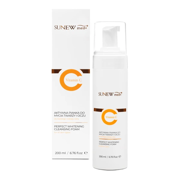 [DATA - 2026-10-31] SunewMed+ Vitamin C, pianka oczyszczająca do demakijażu twarzy i oczu, 200ml