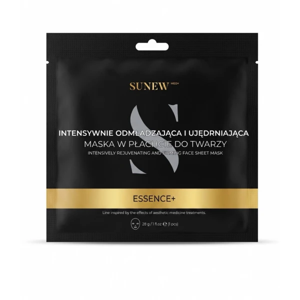 SunewMed+ Essence+, maska w płacie z peptydami i śluzem ślimaka, 1 sztuka