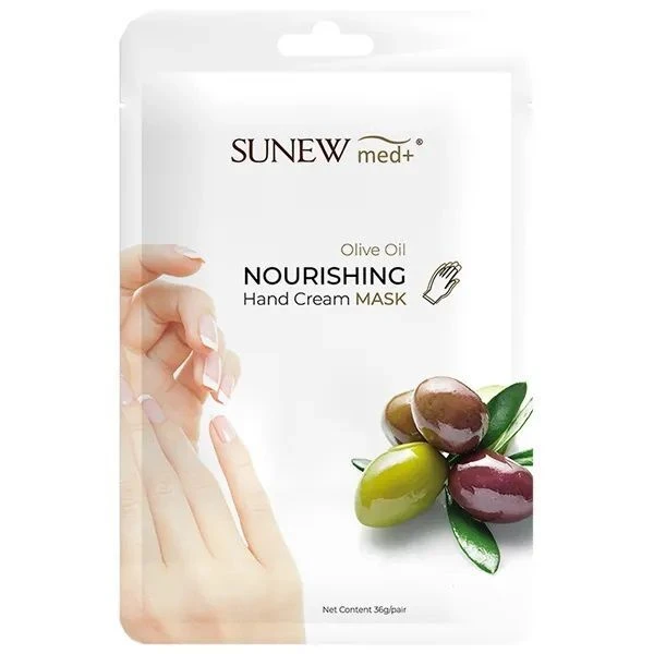 SunewMed+, maska do dłoni z olejkiem jojoba i oliwą z oliwek, nasączane rękawiczki, 1 para