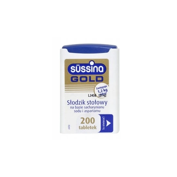 Sussina Gold, słodzik, 200 tabletek