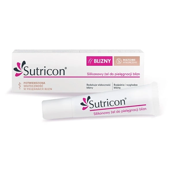Sutricon, silikonowy żel na blizny, 15ml