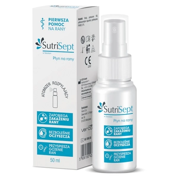 SutriSept, płyn na rany, 50ml