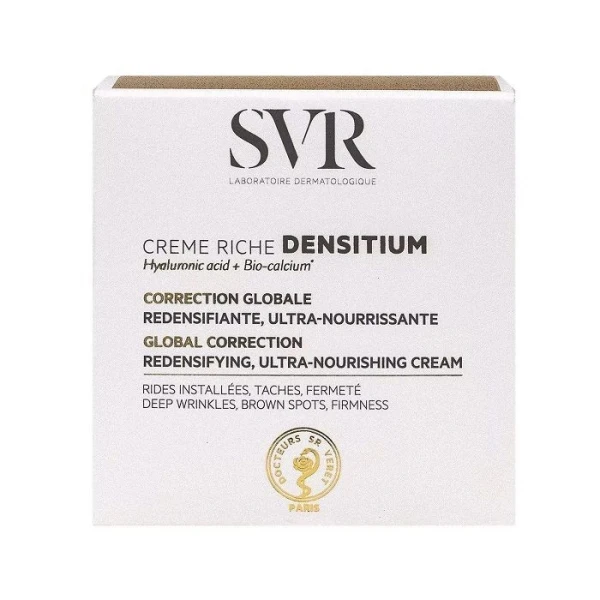 SVR Densitium Riche, przeciwstarzeniowy krem ultra ujędrniający, bogata konsystencja, 50ml
