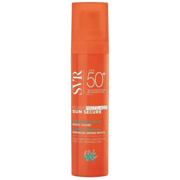 SVR Sun Secure Fluide Photo-Age, fluid anti-age z ochroną przeciwsłoneczną, SPF 50+, 40ml