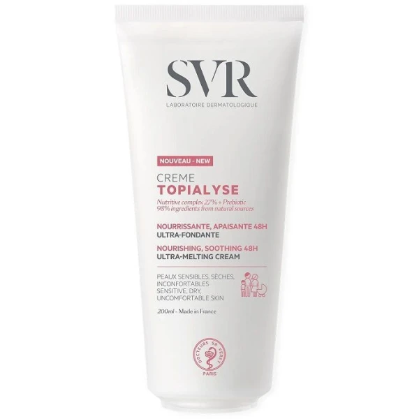SVR Topialyse Creme, kojący krem odżywczy do skóry suchej i wrażliwej, 200ml