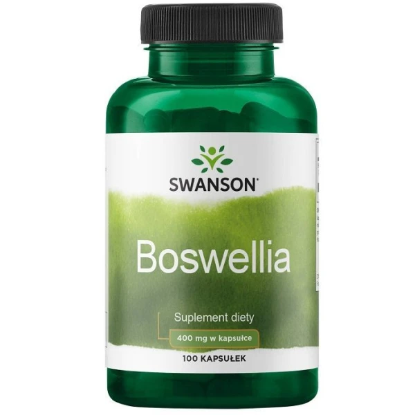 Swanson, Boswellia 400mg, kadzidłowiec indyjski, 100 kapsułek