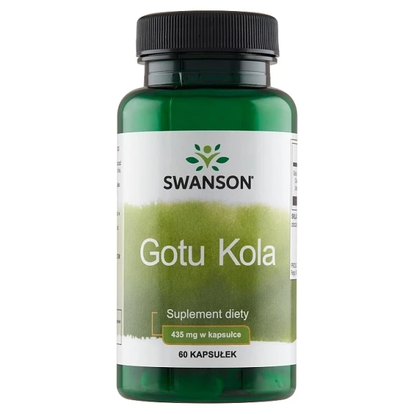Swanson, Gotu Kola 435mg, 60 kapsułek