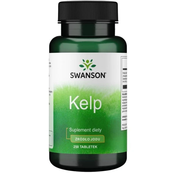 Swanson, Kelp, 250 tabletek