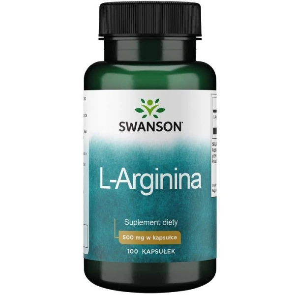 Swanson, L-Arginina, 100 kapsułek