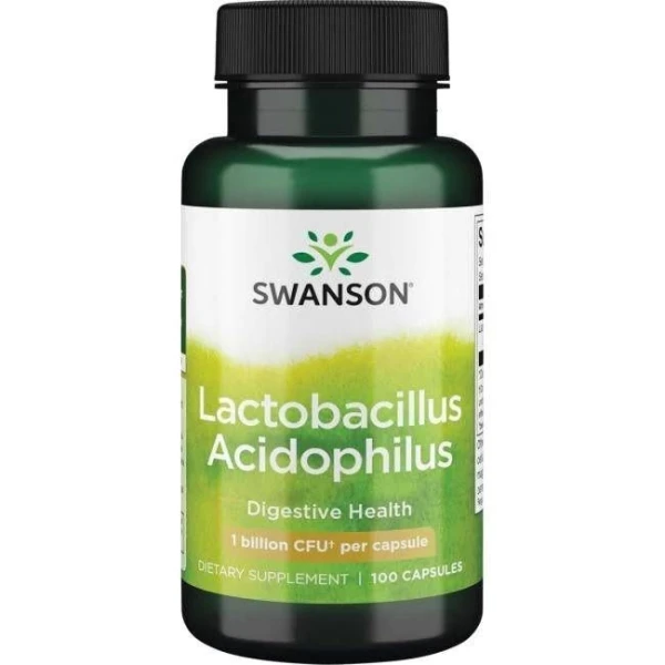Swanson, Lactobacillus Acidophilus, 100 kapsułek