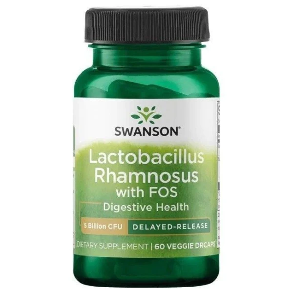 Swanson, Lactobacillus Rhamnosus z FOS, 60 kapsułek