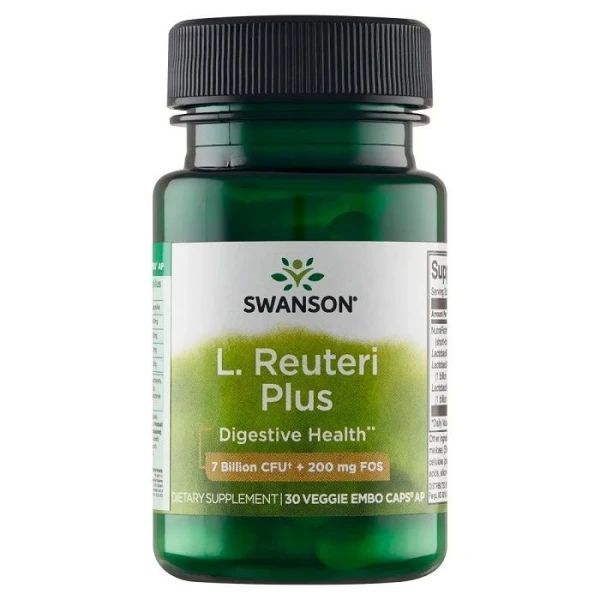 Swanson, L.Reuteri Plus, 30 kapsułek