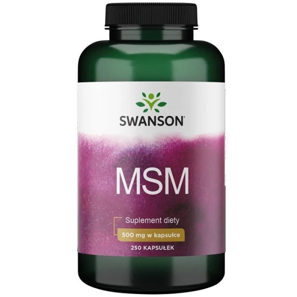 Swanson, MSM 500mg, 250 kapsułek