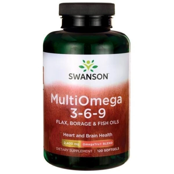 Swanson, MultiOmega 3-6-9 ,120 kapsułek
