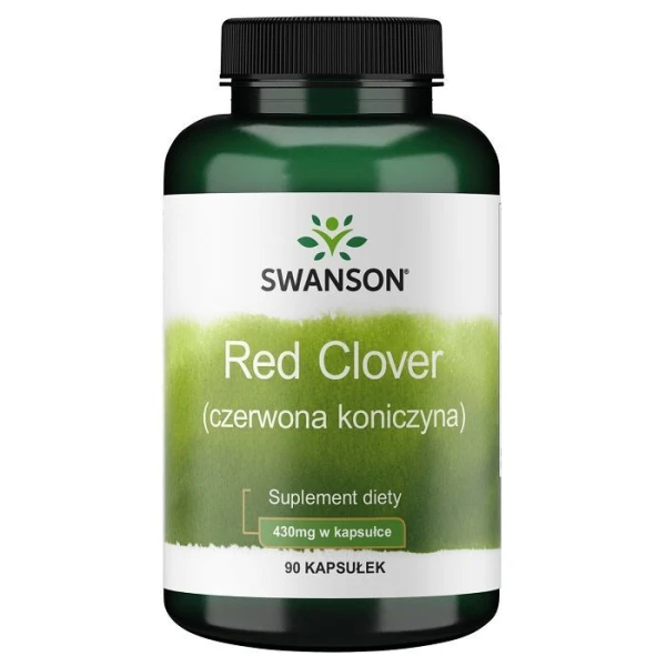 Swanson, Red Clover, czerwona koniczyna, 90 kapsułek