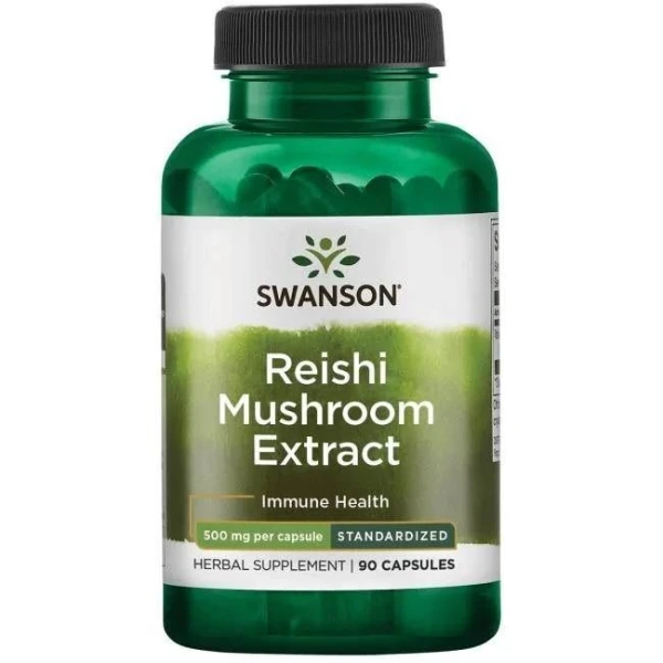 Swanson, Reishi Mushroom Extract, 90 kapsułek