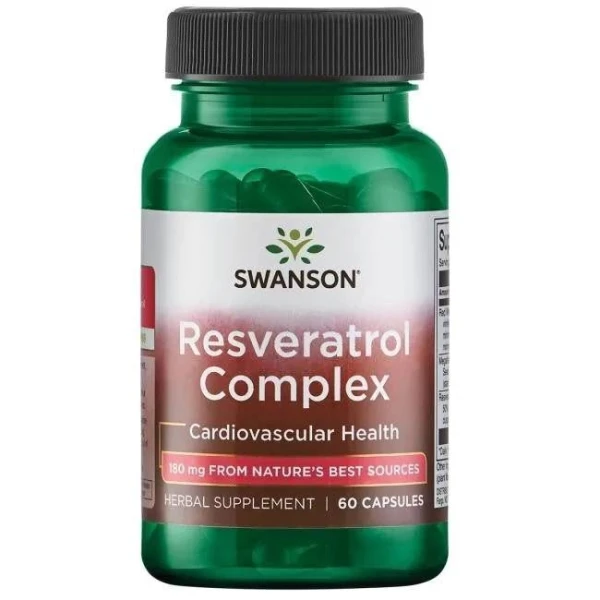 Swanson, Resveratrol Complex, 60 kapsułek