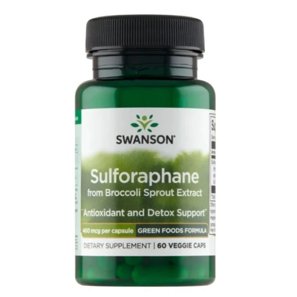 Swanson, Sulforaphane, sulforafan, 60 kapsułek