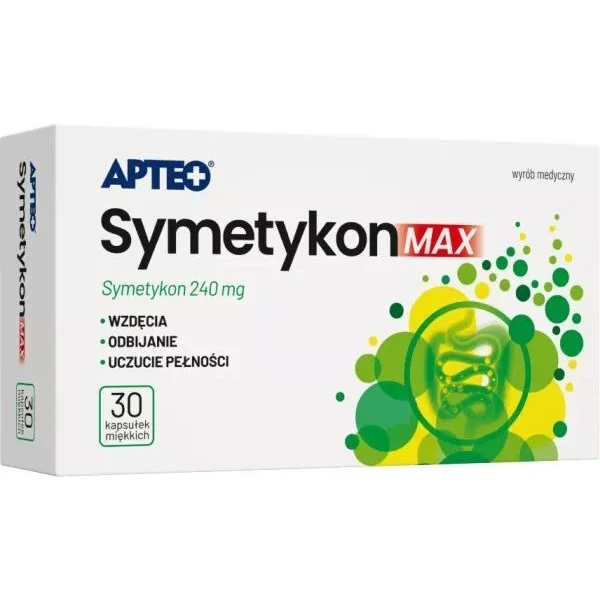 Symetykon Max 240mg, Apteo, 30 kapsułek