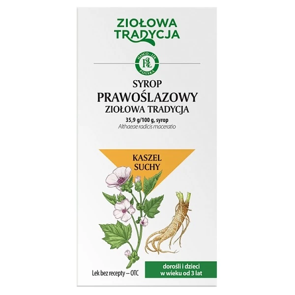 Syrop Prawoślazowy Hasco 35,9g/100g, Ziołowa Tradycja, syrop, 125g