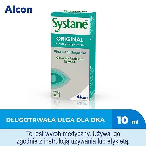 Systane Original, krople do oczu nawilżające, 10ml